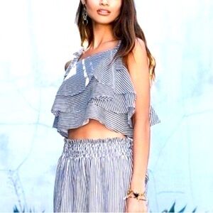 NWT GIANNI BINI Hello Sailor Jenna Blouse